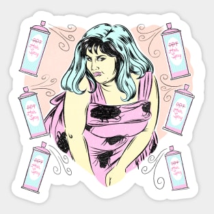 I'm a Hefty Hideaway girl Sticker